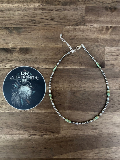 Choker - 3mm - 4.5mm - Torpedo - Green Turquoise