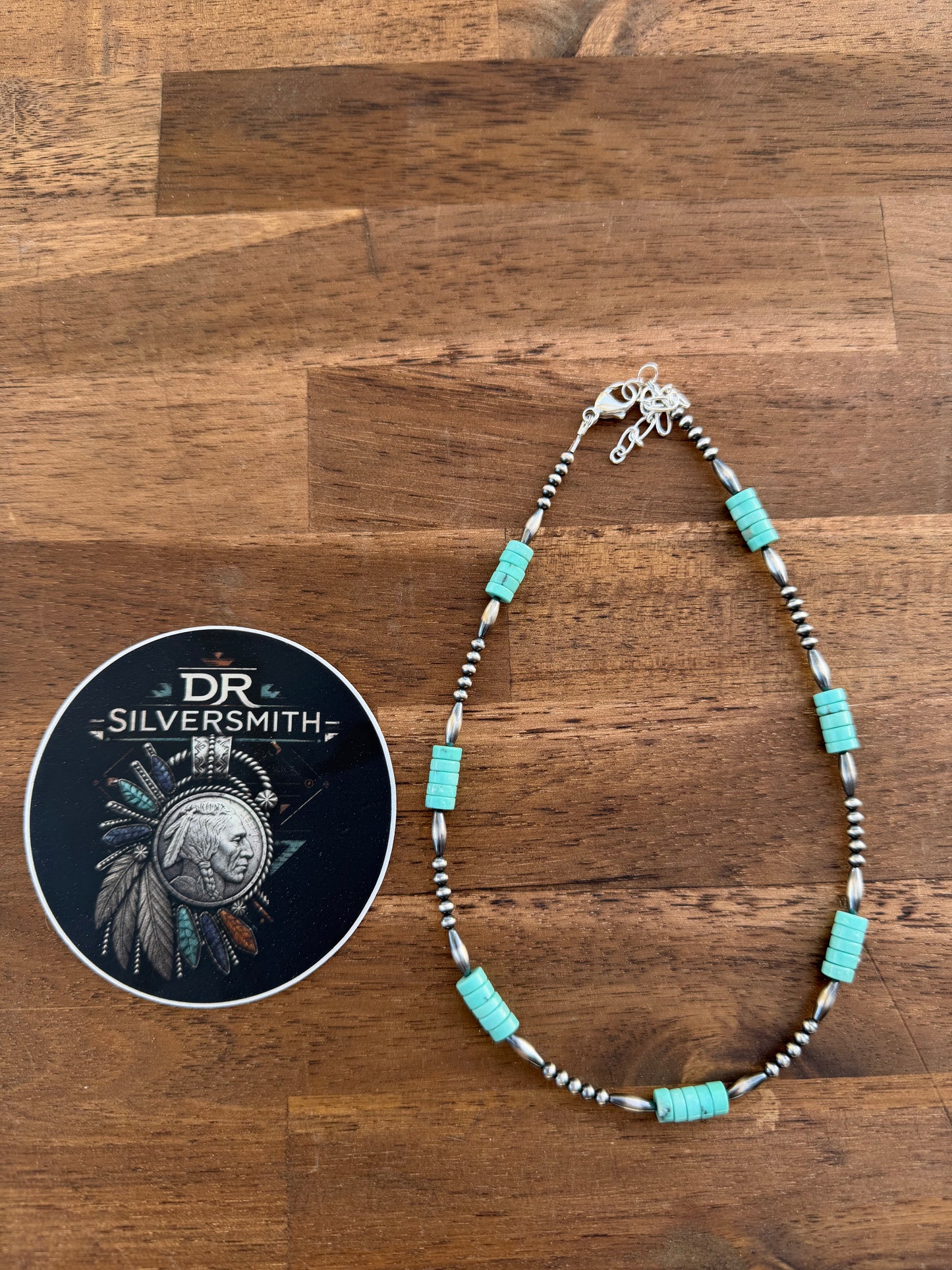 Choker - 3mm - Torpedo & Turquoise