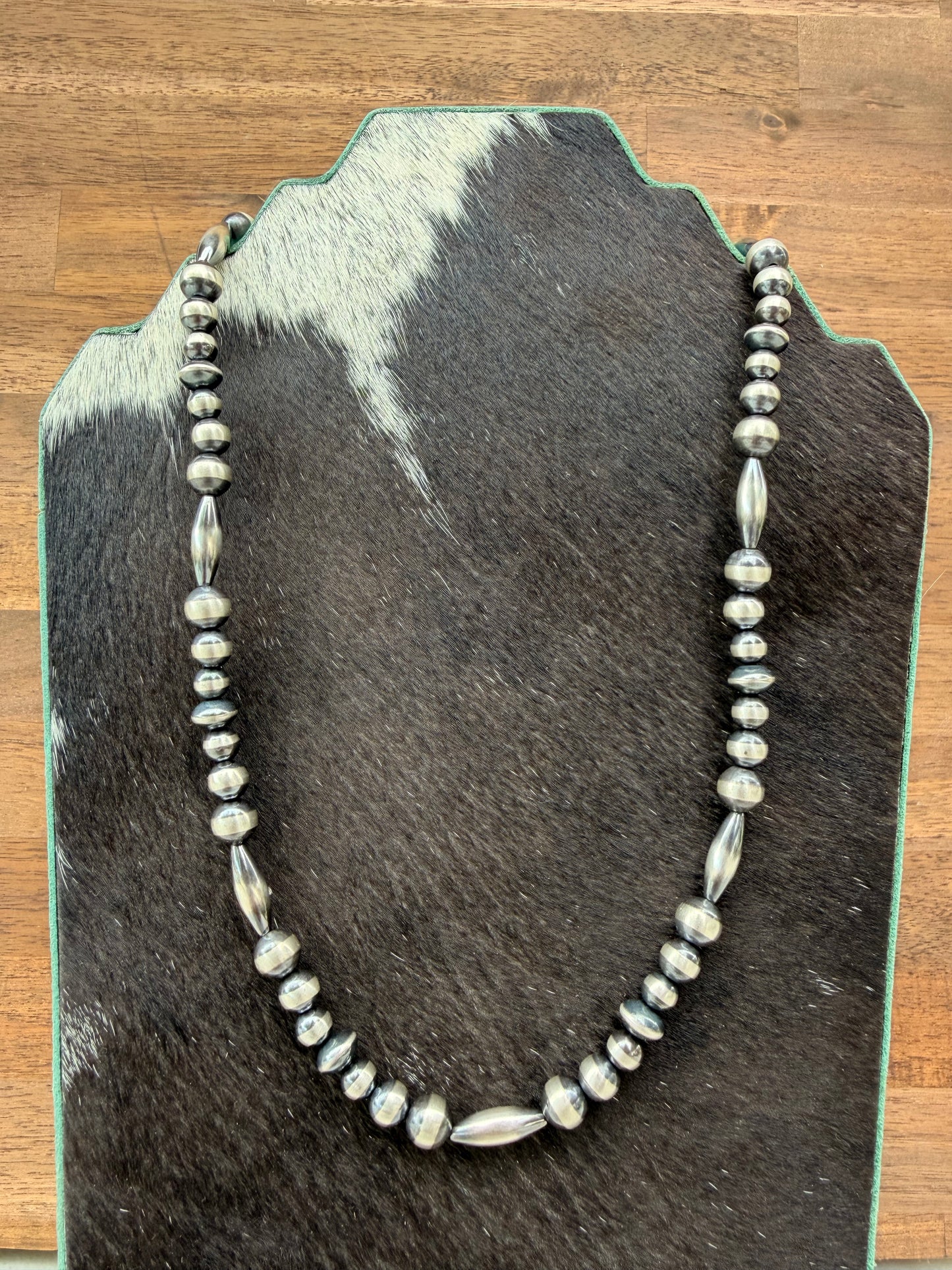 Necklace - 22” - 7/8/9mm + 8mm Rondell & Torpedo