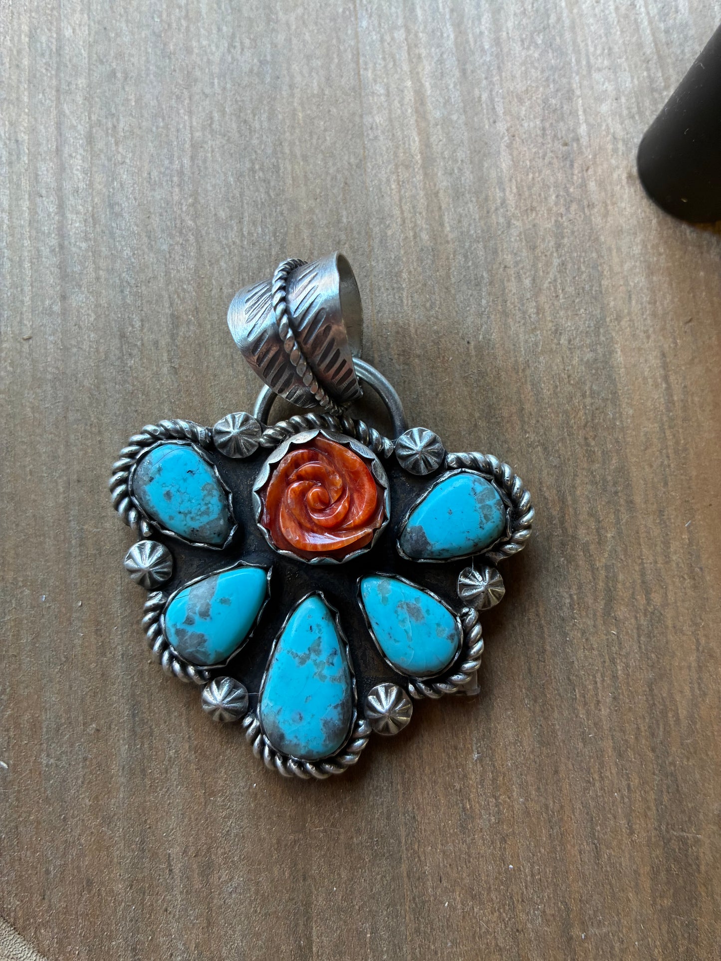 Rose Cluster Pendant