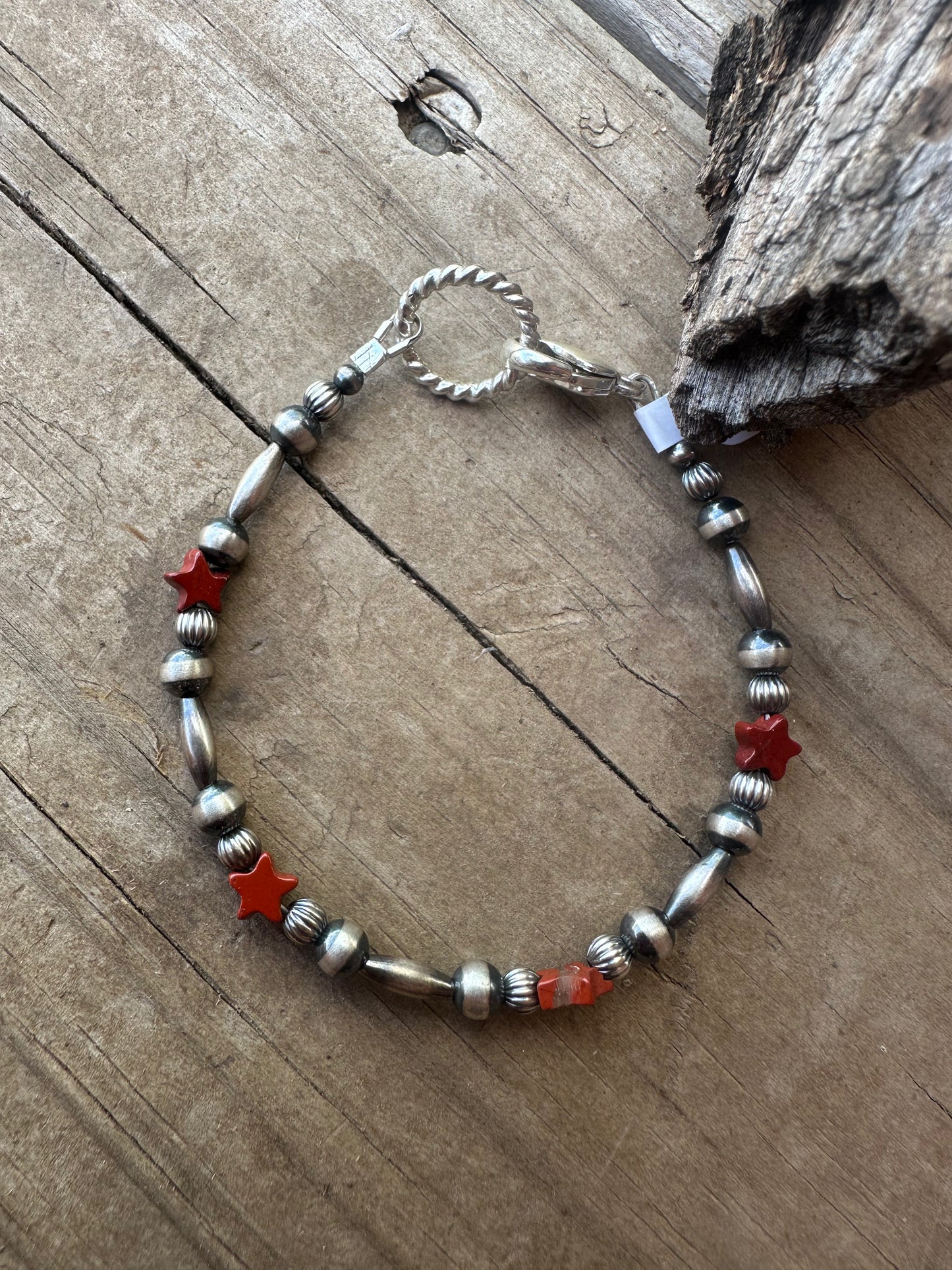 Bracelet - Sterling silver w/stars