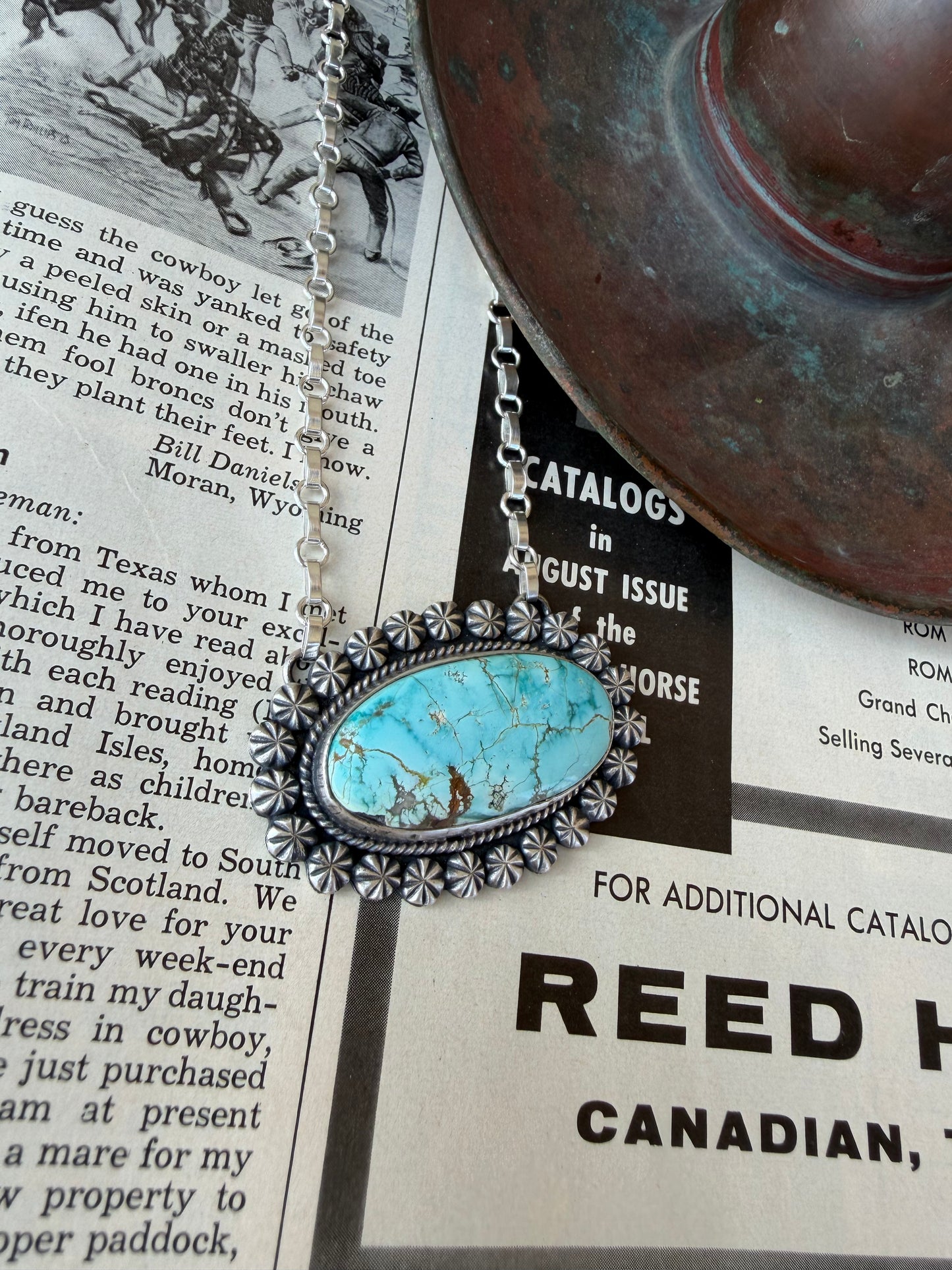 Button Drop Necklace