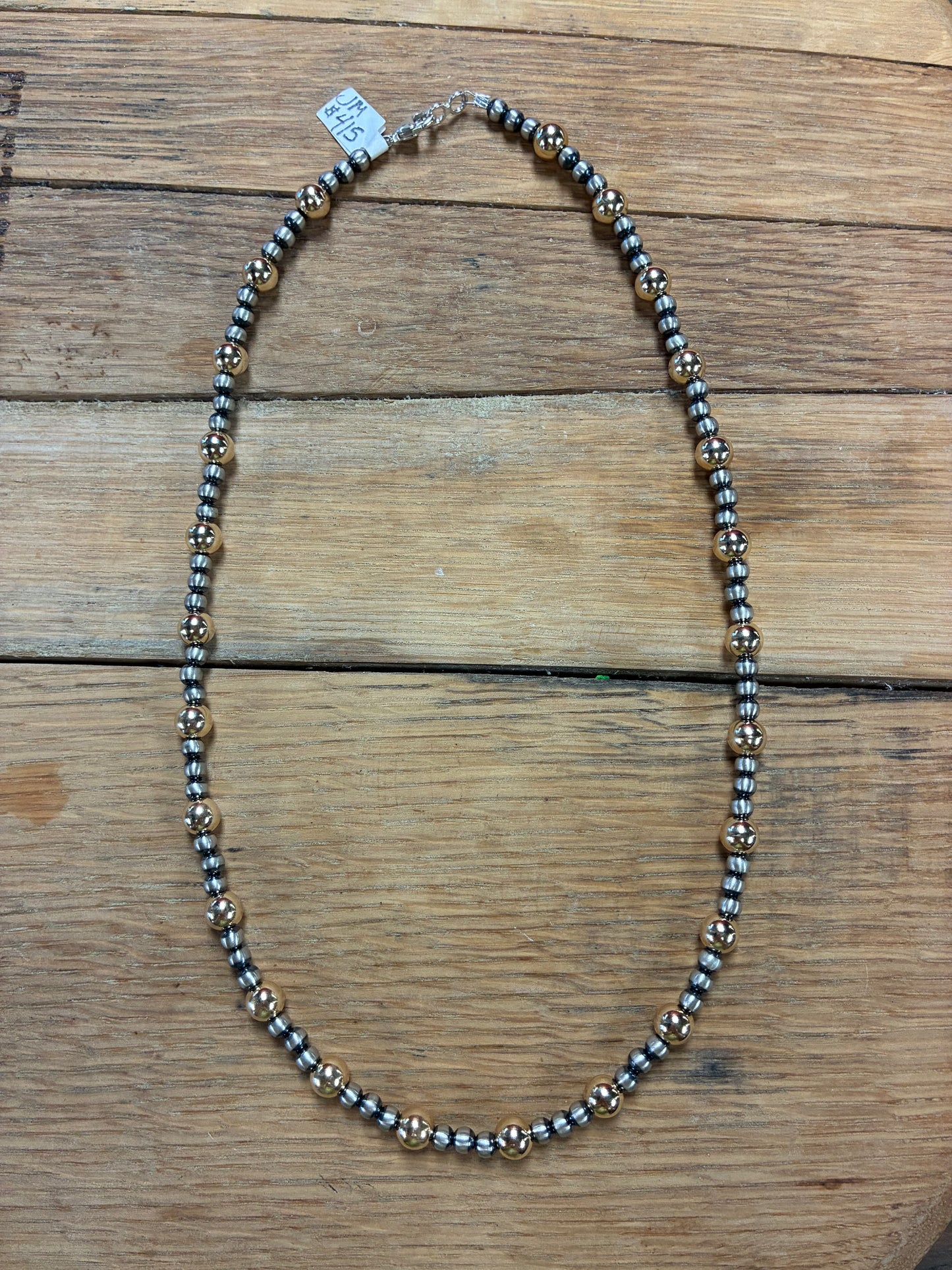 Necklace - 22” 5MM SS/8MM GF