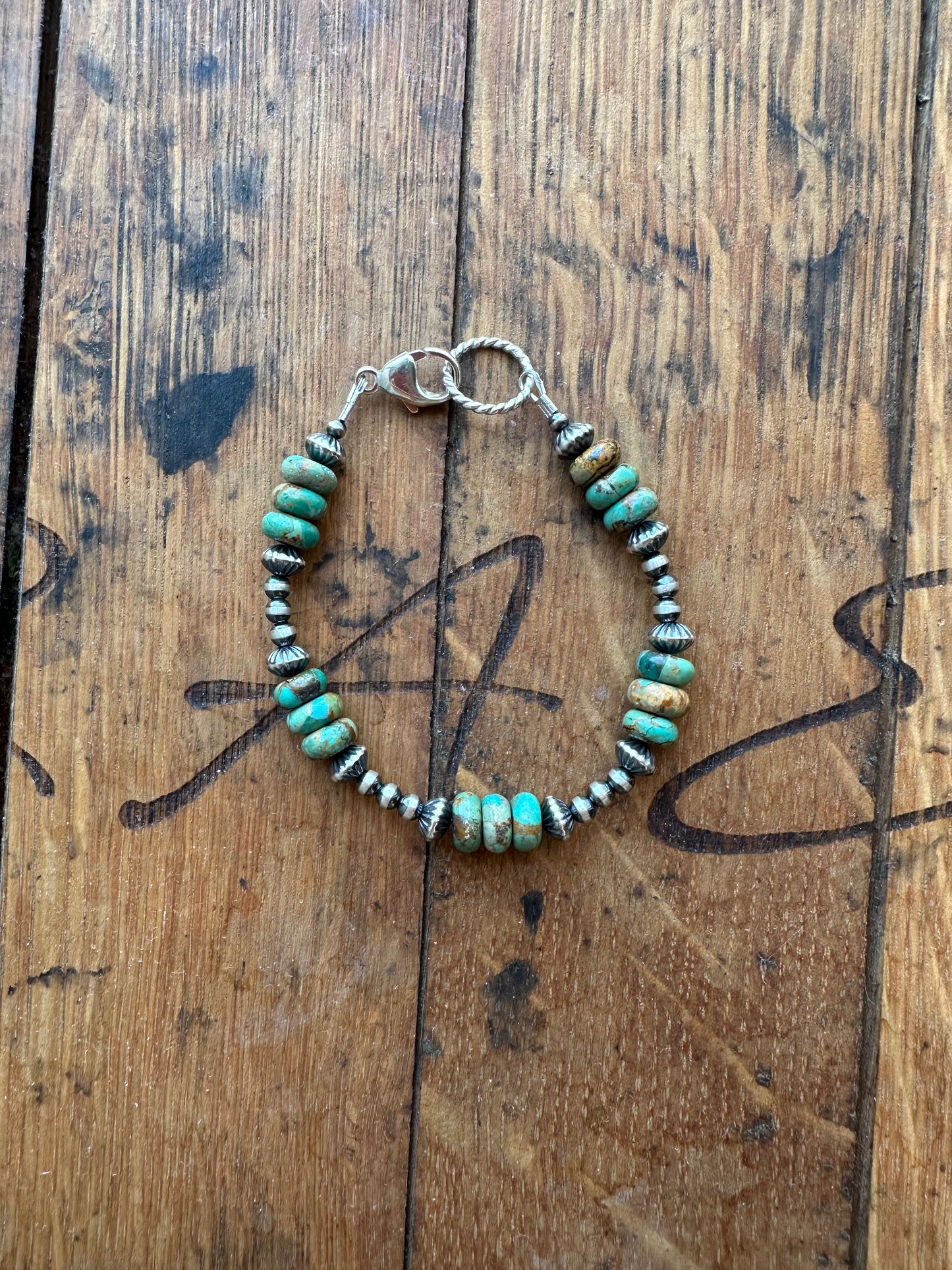 Bracelet - Sterling Pearls & Turquoise