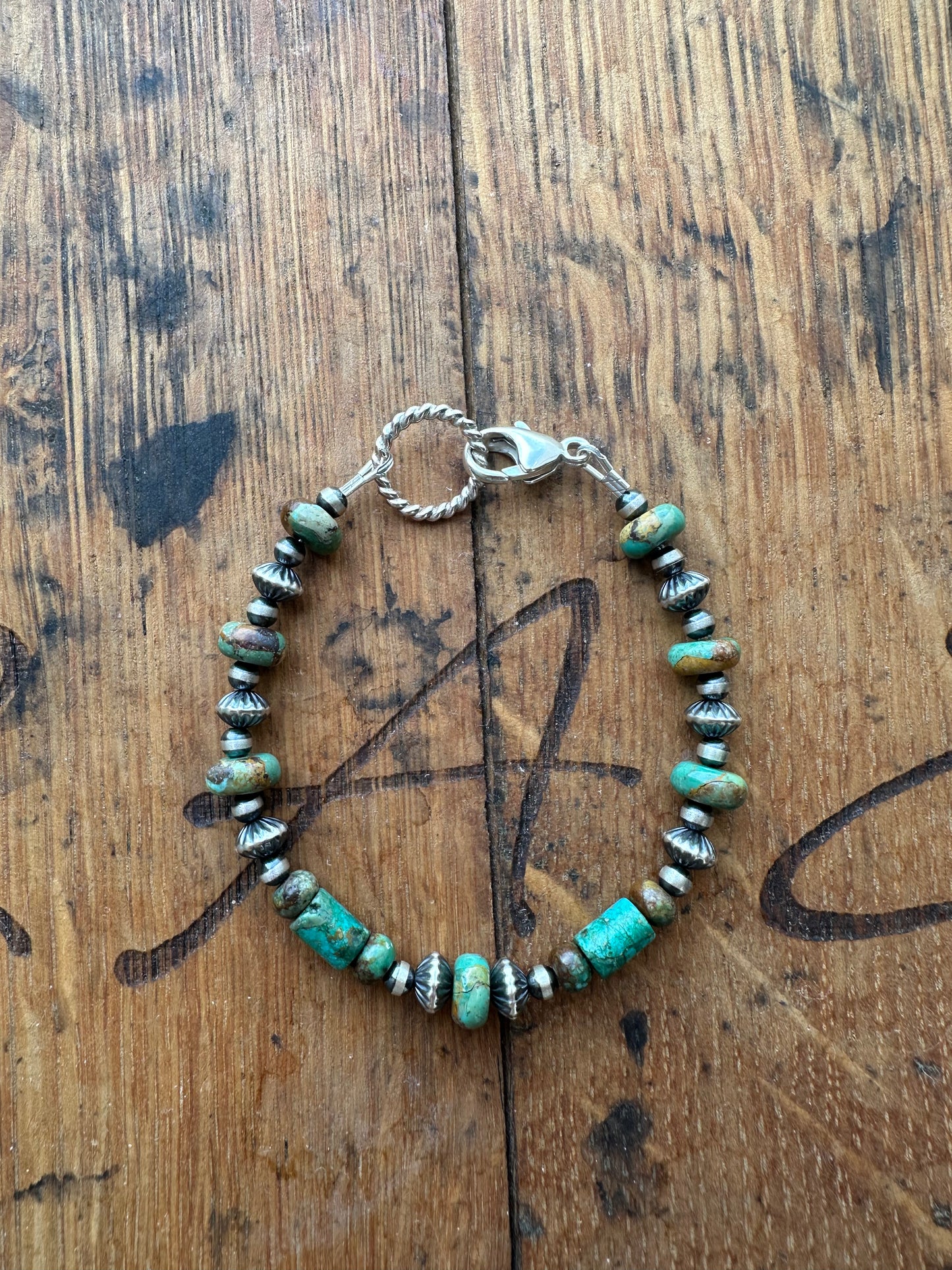 Bracelet - Sterling Pearls & Turquoise