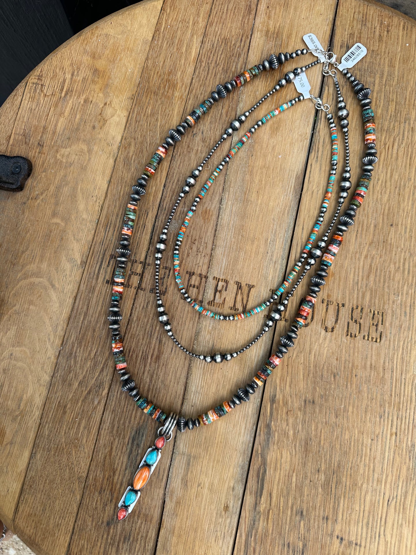Necklace - 24” - Sterling Silver Pearls - 3-5-7-9mm