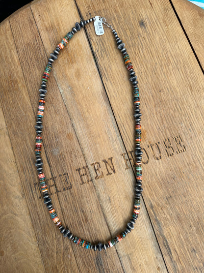 Necklace - 30" - 5mm/6mm Saucer/8mm Saucer/11mm Saucer - High Grade Spiny Oyster