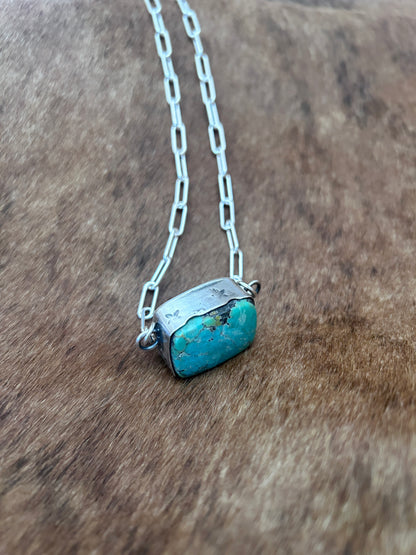 Turquoise Pillow Necklace