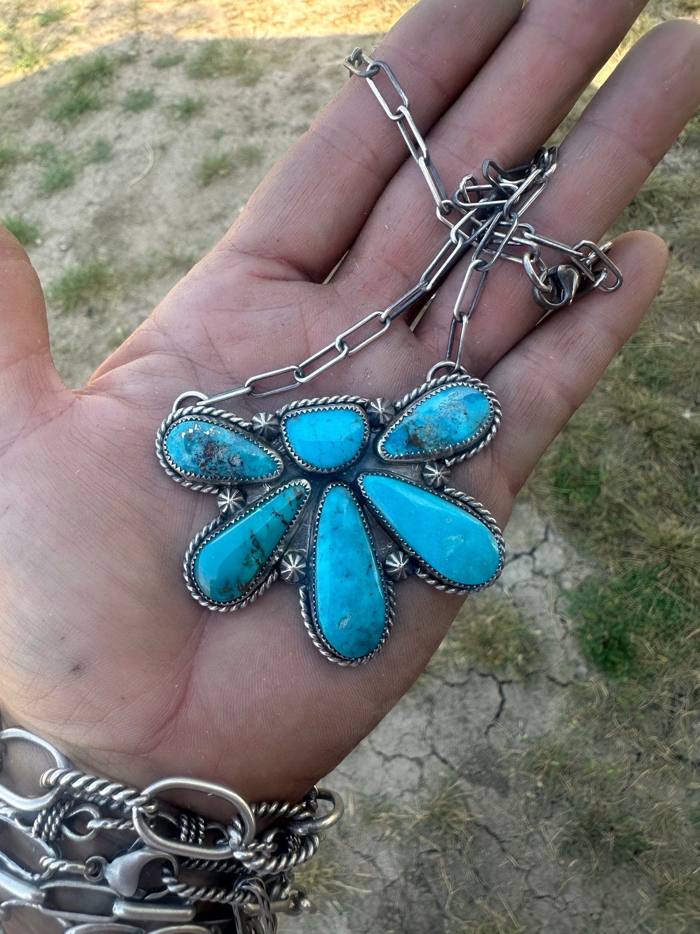 1/2 Cluster Necklace