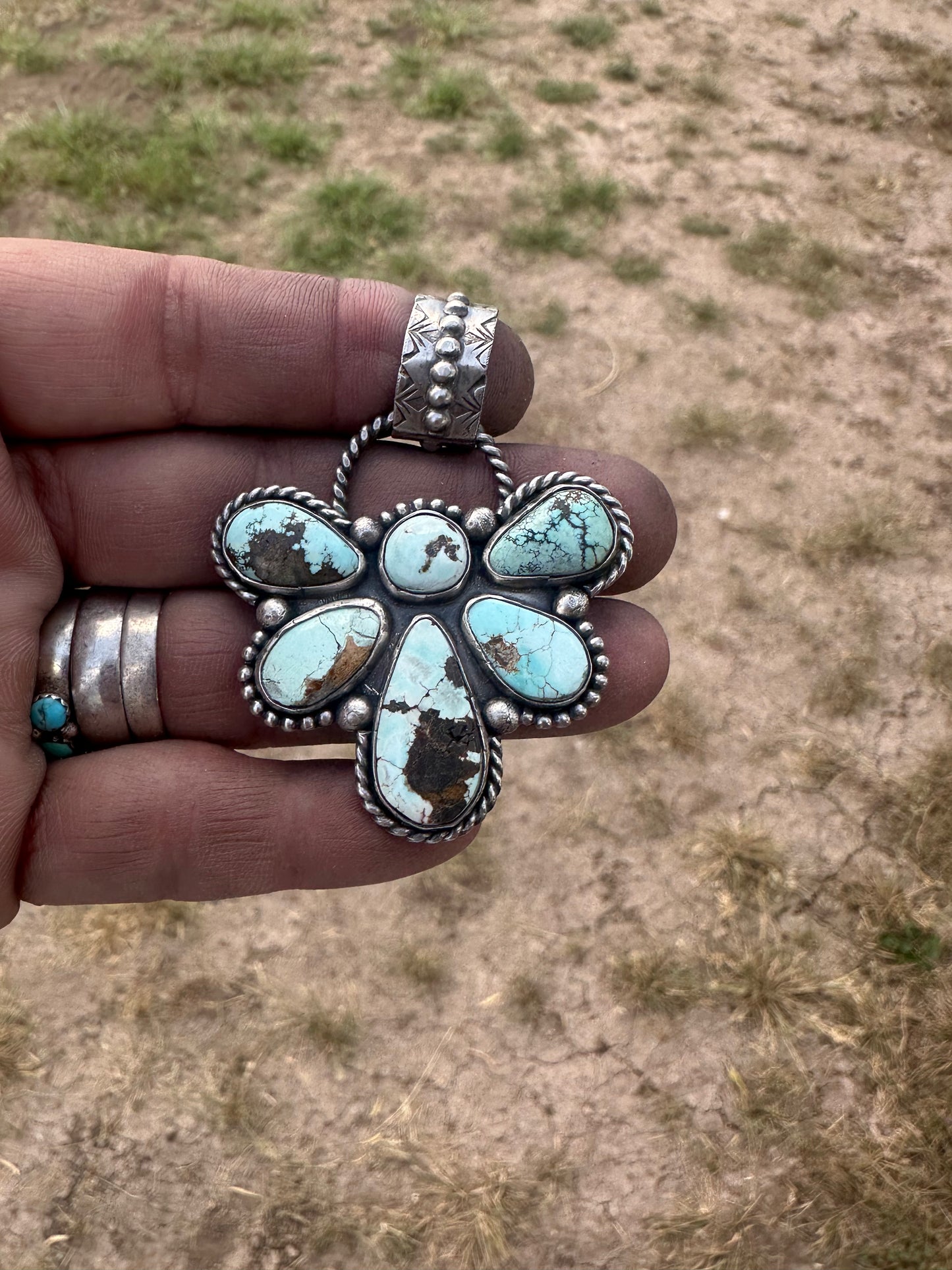 Blue Moon 1/2 Cluster Pendant