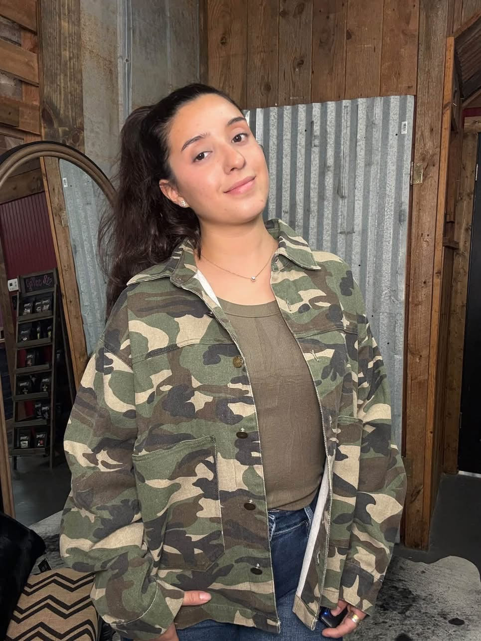 Vintage Wash Camo Jacket
