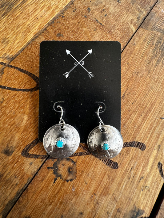 Buffalo Nickel Earrings