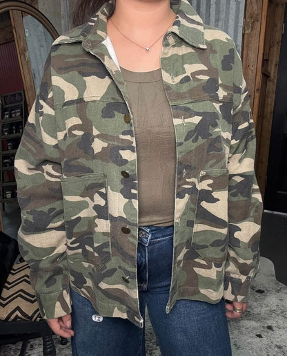 Vintage Wash Camo Jacket