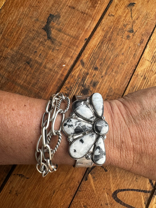 White Buffalo Cuff