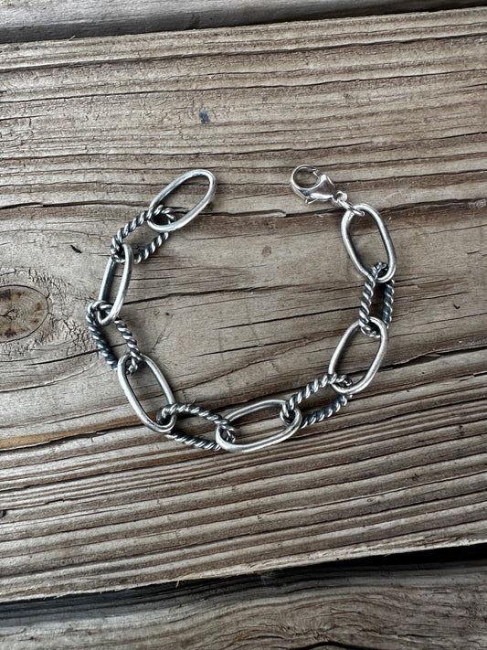 Sterling Silver Chain Link Bracelet