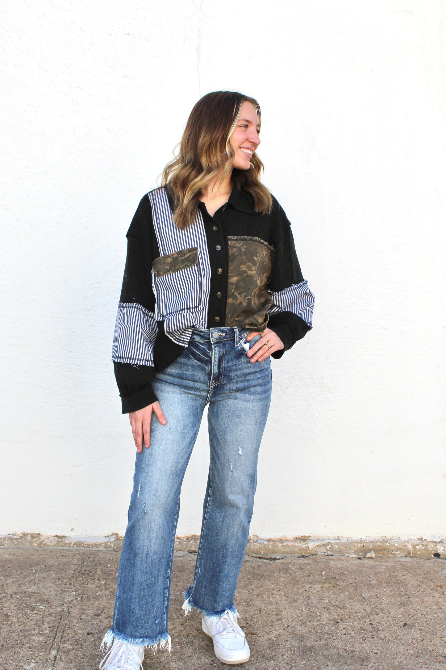 Camo Mix Print Jacket