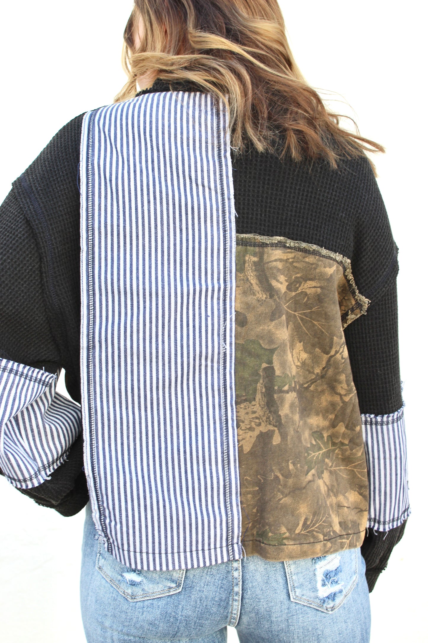Camo Mix Print Jacket